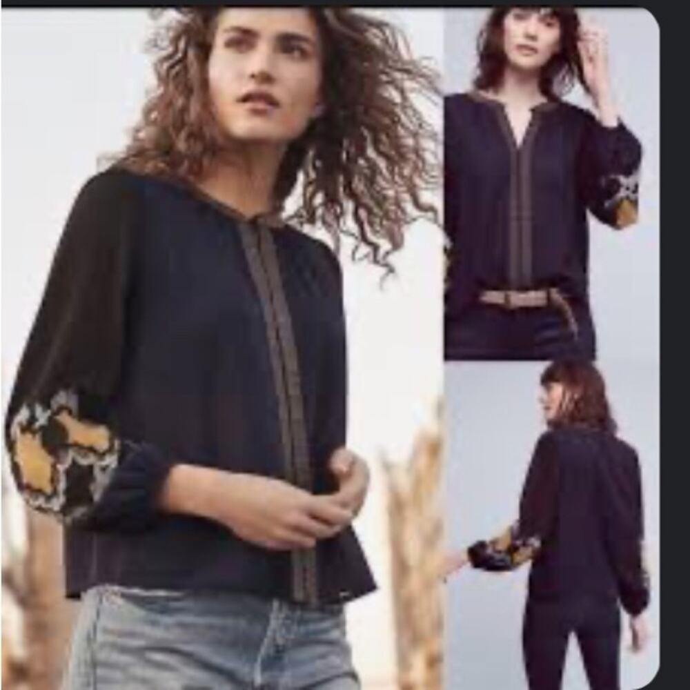 Vanessa Virginia Anthropologie Blouse
